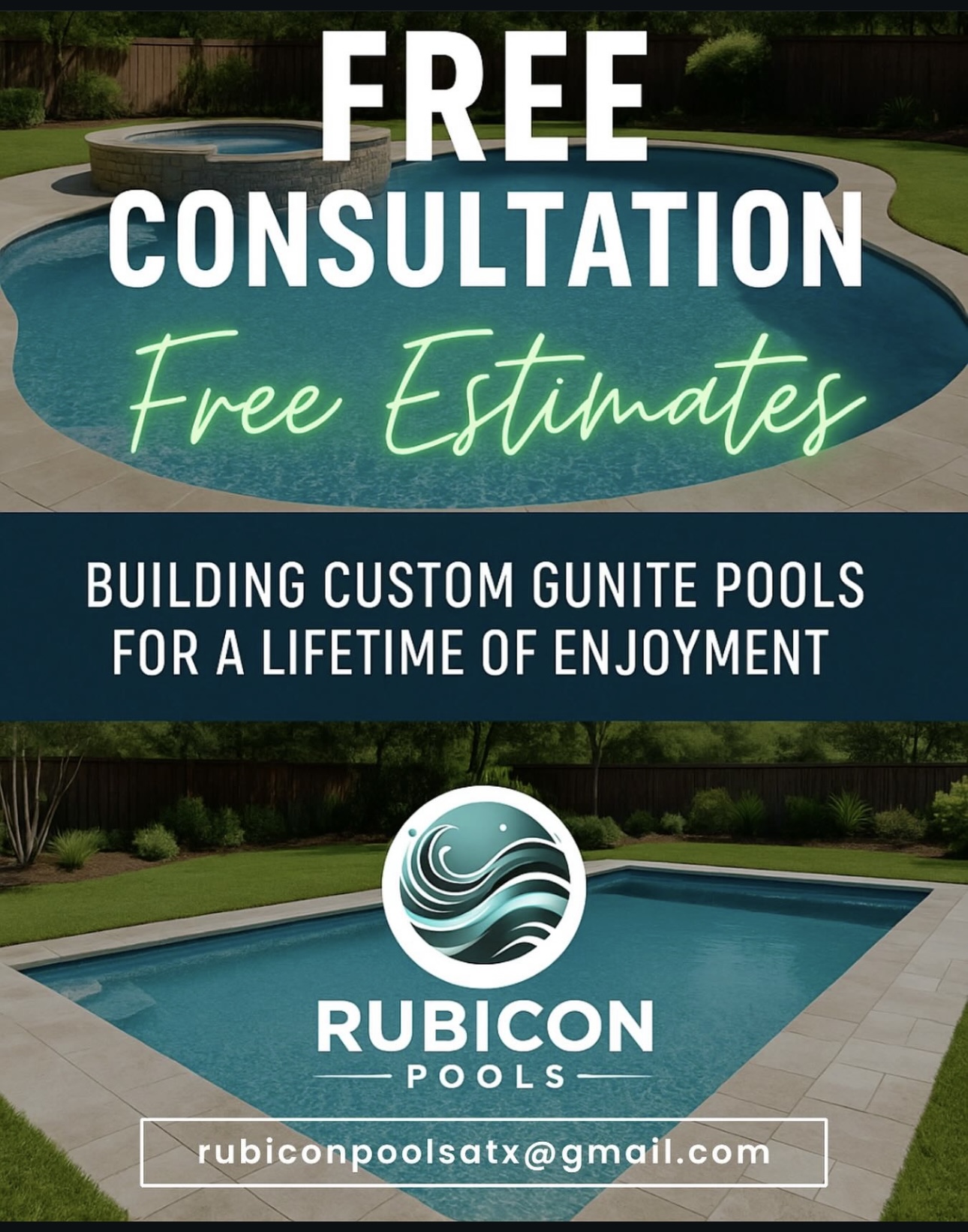 Custom Gunite Pool